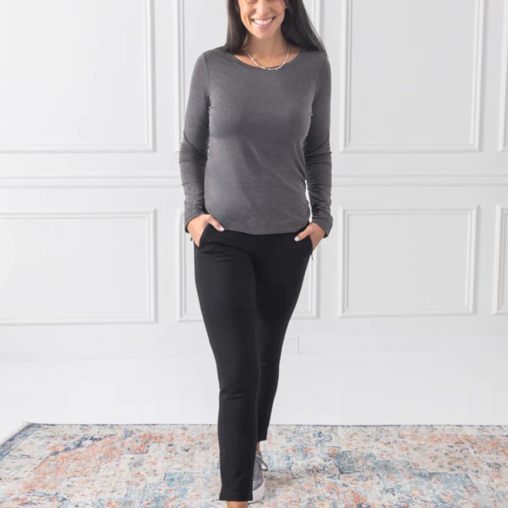 [NWT] Bluffworks Women's Petaluma Ponte Stretch Pants (Black), 2P